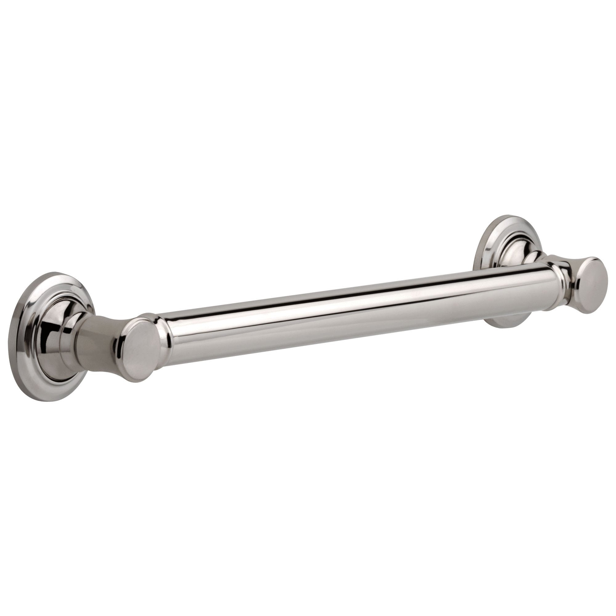 Delta Bath Safety Collection Polished Nickel Finish Traditional Decorative Style ADA Approved 18-inch Grab Bar D41618PN