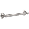 Delta Bath Safety Collection Stainless Steel Finish Traditional Decorative Style ADA Approved 18-inch Grab Bar D41618SS