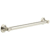Delta Bath Safety Collection Polished Nickel Finish Traditional Decorative Style Standard ADA Approved Grab Bar - 24" D41624PN