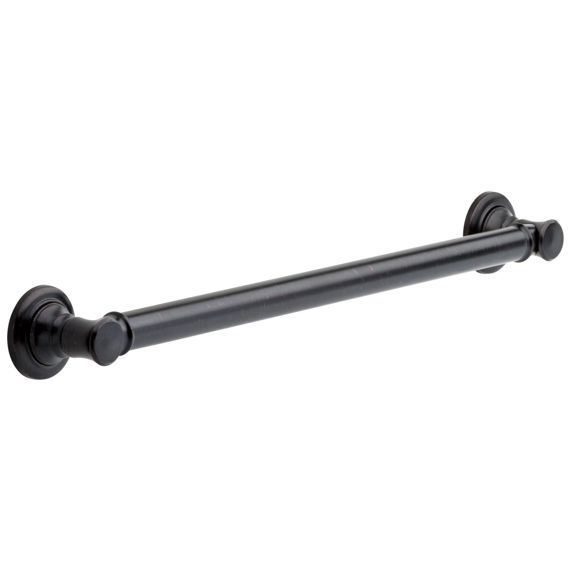 Delta Bath Safety Collection Venetian Bronze Finish Traditional Decorative Style Standard ADA Approved Grab Bar - 24" D41624RB