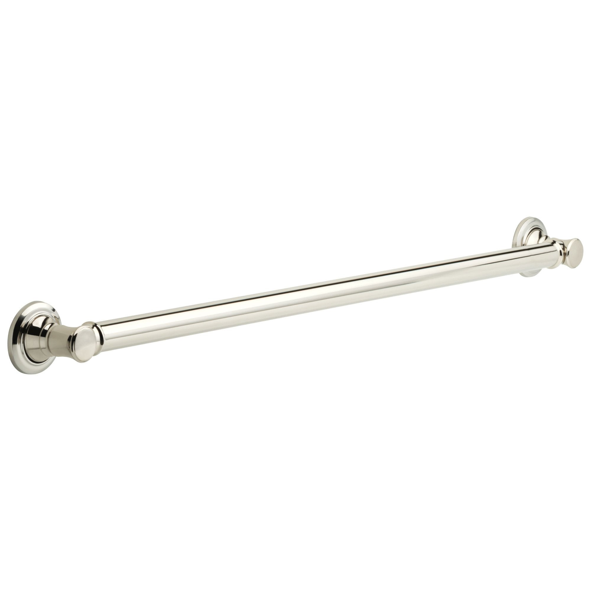 Delta Bath Safety Collection Polished Nickel Finish Traditional Style Decorative ADA Grab Bar for Shower or Bathroom - 36-inch D41636PN