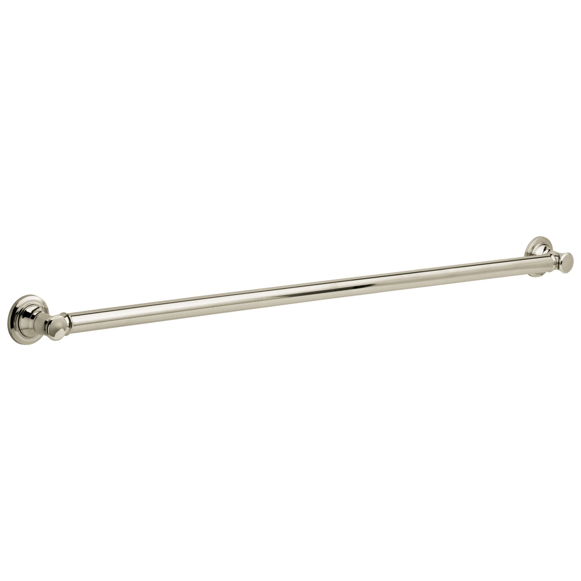 Delta Bath Safety Collection Polished Nickel Finish Traditional Style Decorative ADA Grab Bar / Towel Bar for Shower or Bathroom - 42" D41642PN