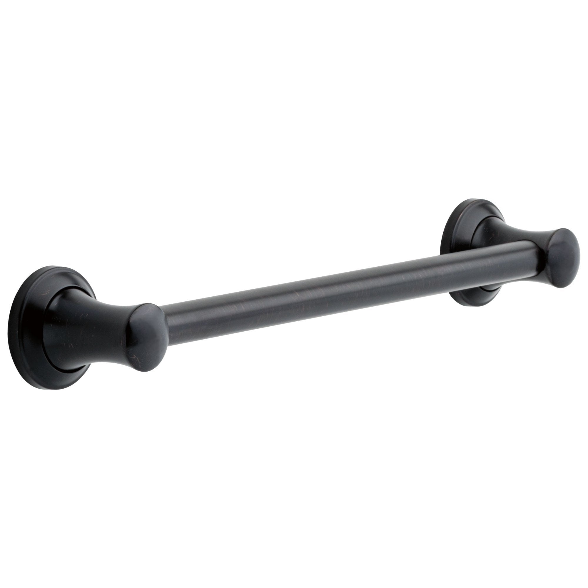 Delta Bath Safety Collection Venetian Bronze Finish Transitional Style Decorative ADA Approved 18-inch Grab Bar for Bathroom or Shower D41718RB
