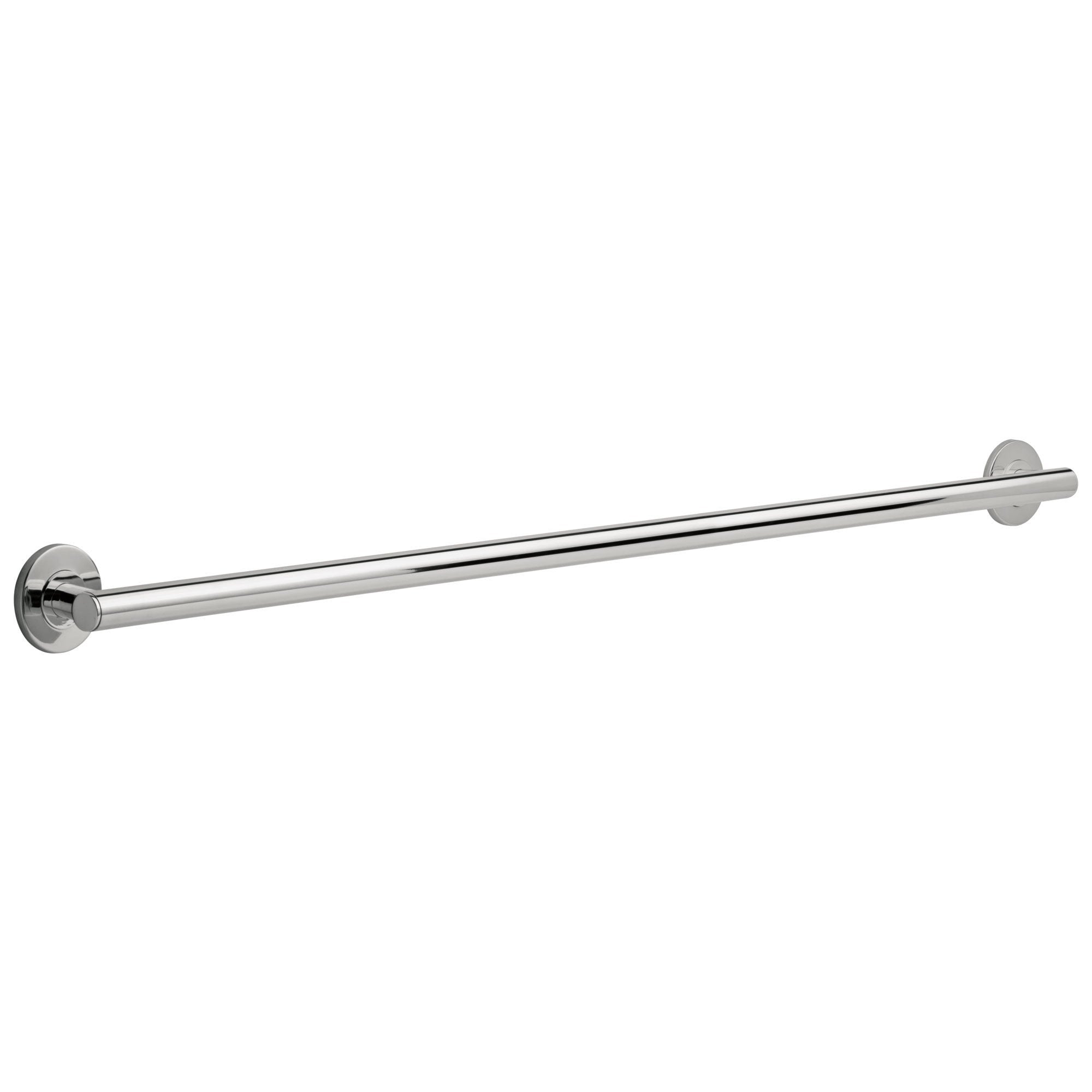 Delta Bath Safety Collection Polished Nickel Contemporary Concealed Wall Mount ADA Approved 42" Long Decorative Bathroom Grab Bar / Towel Bar D41842PN