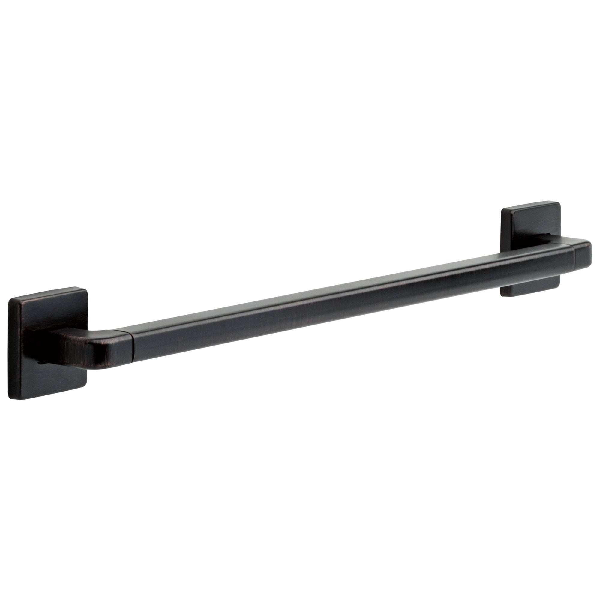 Delta Bath Safety Collection Venetian Bronze Finish Angular Modern Decorative Wall Mounted 24" ADA Approved Grab Bar D41924RB