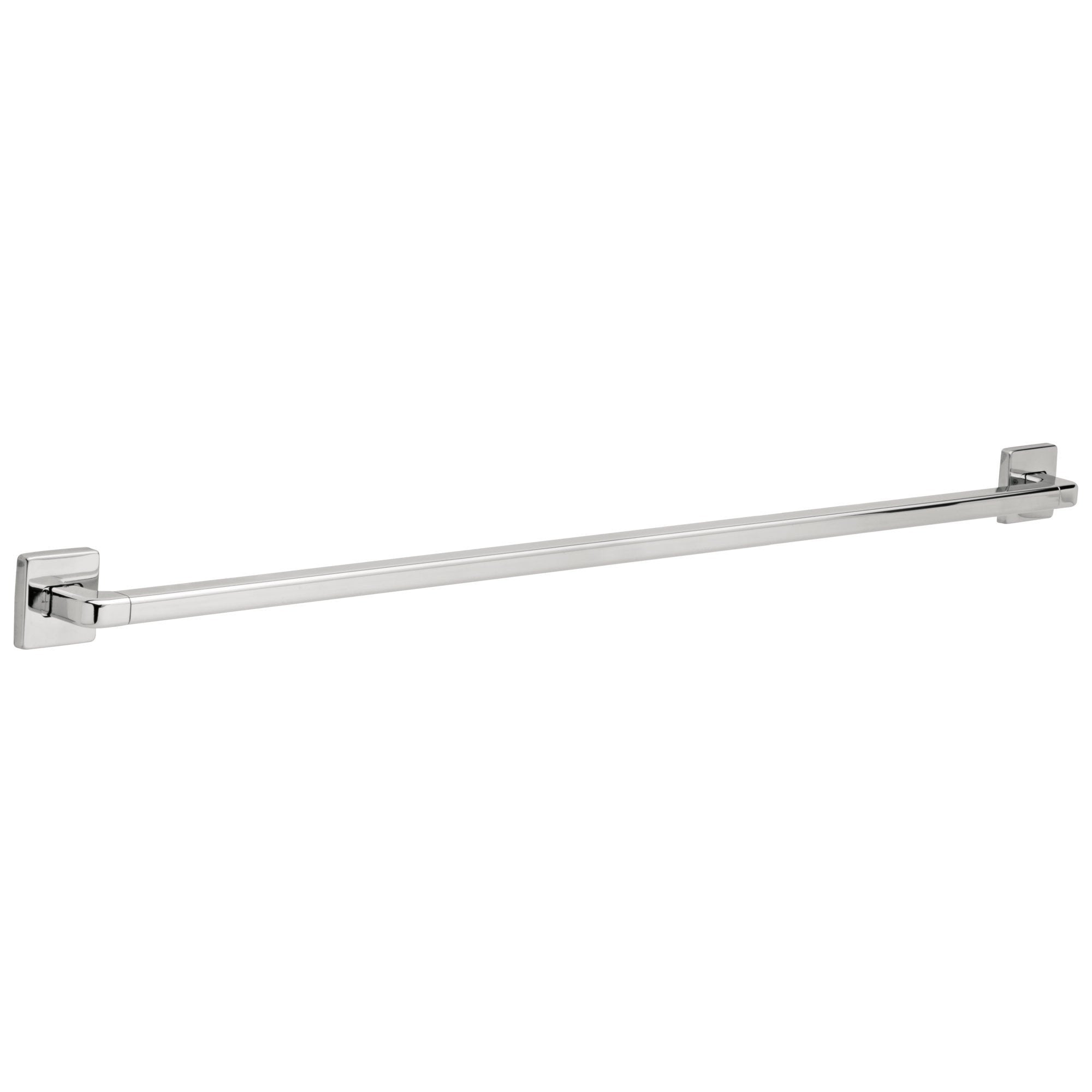 Delta Bath Safety Collection Chrome Finish Angular Modern Decorative ADA Approved Wall Mount 42" Long Grab Bar D41942
