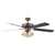 Concord Fans 42" Contemporary Oil Rubbed Bronze Small Ceiling Fan with Light Kit