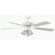 Concord Fans 42" Contemporary Small White Ceiling Fan with Lights