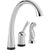 Delta Pilar Electronic Chrome Single Handle Kitchen Faucet w/ Side Spray 556107