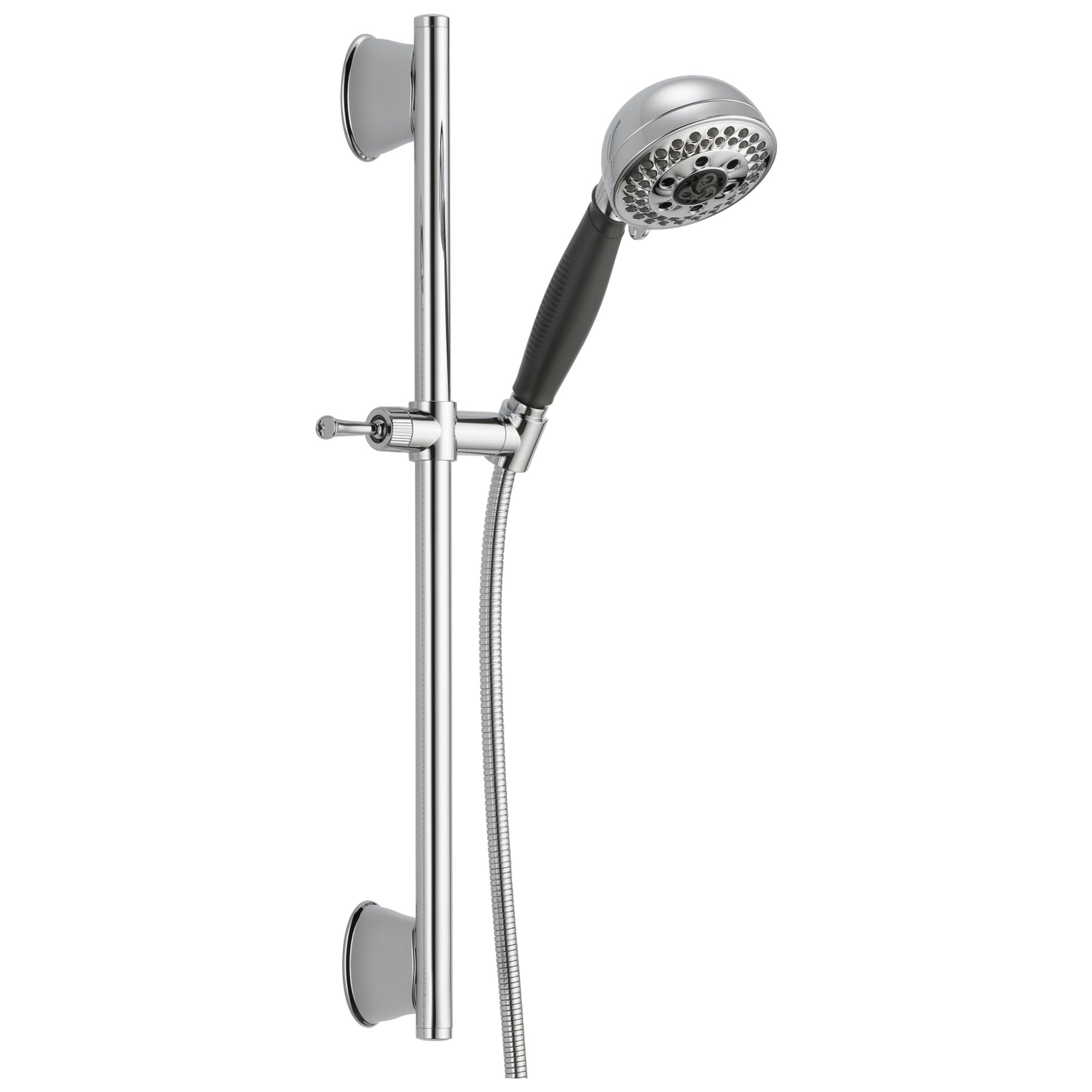 Delta Universal Showering Components Collection Chrome Finish Personal Hand Held Shower Spray on Slidebar with Hose D51559