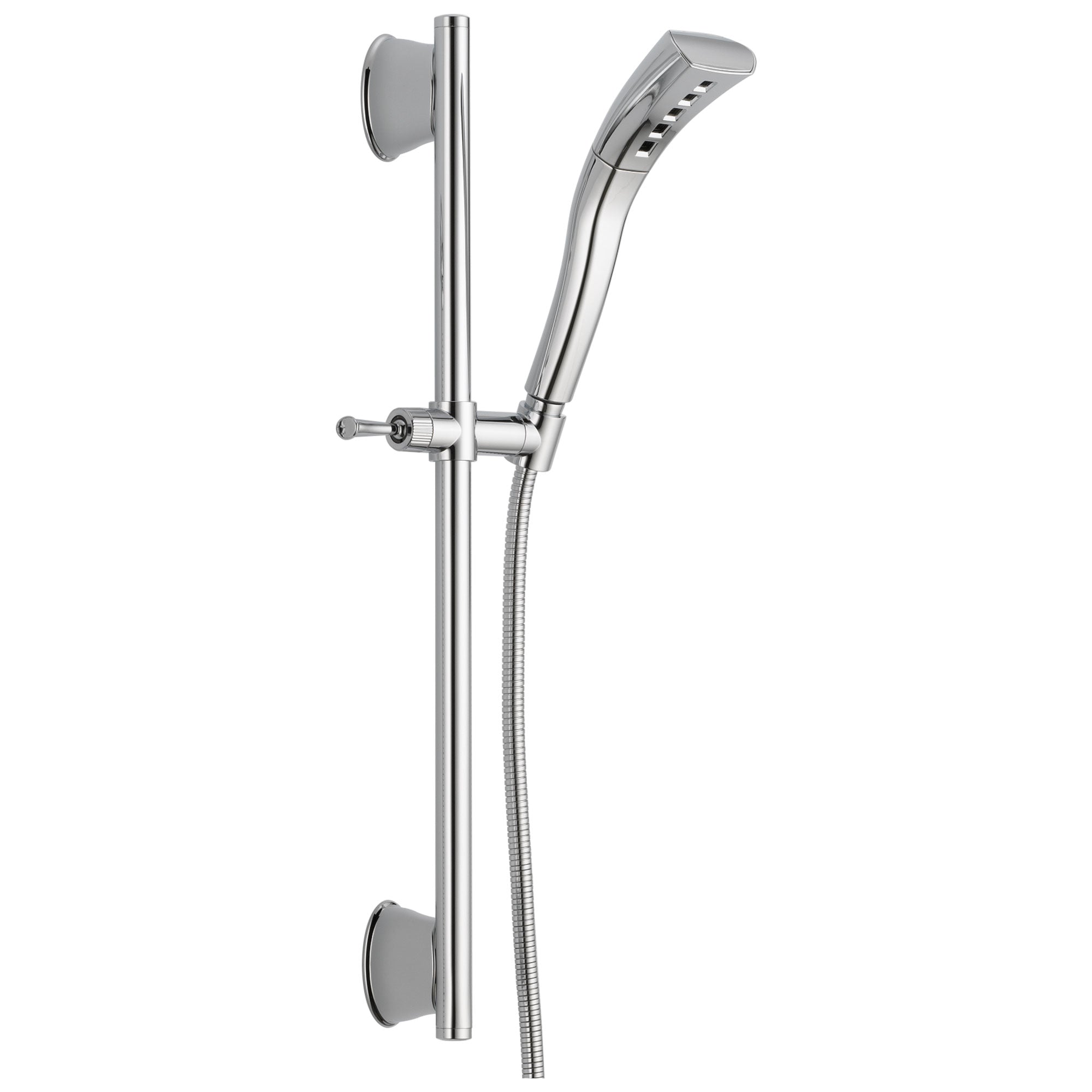 Delta Universal Showering Components Collection Chrome Finish Handheld Shower Spray with Slidebar and Hose D51579