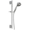 Delta Universal Showering Components Collection Chrome Finish Handheld Shower Spray with Slidebar and Hose D51589