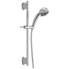 Delta Universal Showering Components Collection Chrome Finish Handheld Shower Spray with Slidebar and Hose D51599