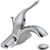 Delta Commercial Chrome Single Handle Low-Arc Centerset Bathroom Faucet 608687