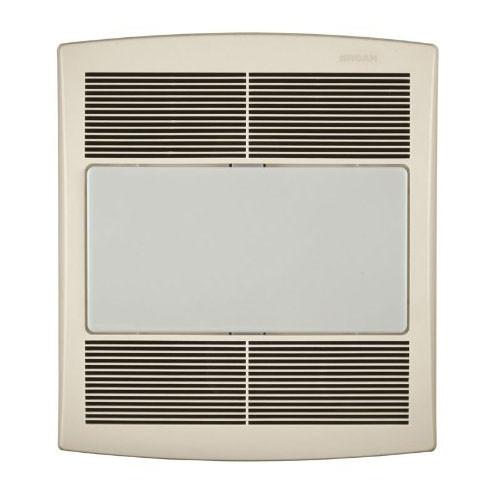 Broan QTR110L White Ultra Silent Bath Exhaust Fan with Light and Nightlight