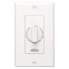 Broan 509 White Square Very Powerful 180 CFM Through Wall Mount Ventilation Exhaust Fan INCLUDES Variable Speed Wall Control Kit