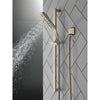 Delta Polished Nickel Finish H2Okinetic Modern 3-Setting Slide Bar Hand Shower with Hose D51799PN