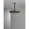 Delta Venetian Bronze Finish 11-3/4" Large Round 2.5 GPM Single-Setting Modern Metal Raincan Shower Head D52158RB25