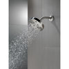 Delta Stainless Steel Finish H2Okinetic Single-Setting Round Metal Raincan Shower Head D52175SS