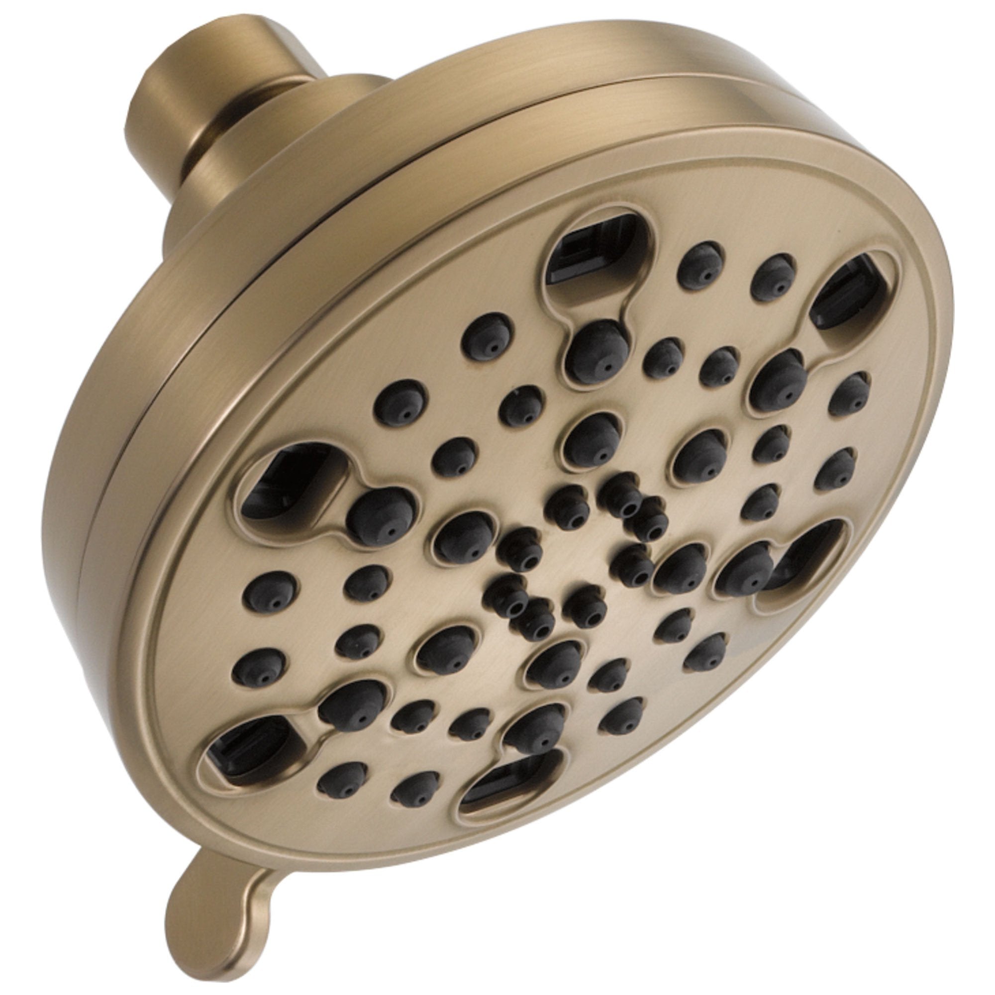 Delta Universal Showering Components Collection Champagne Bronze Finish H2Okinetic 5-Setting Contemporary Shower Head 729143