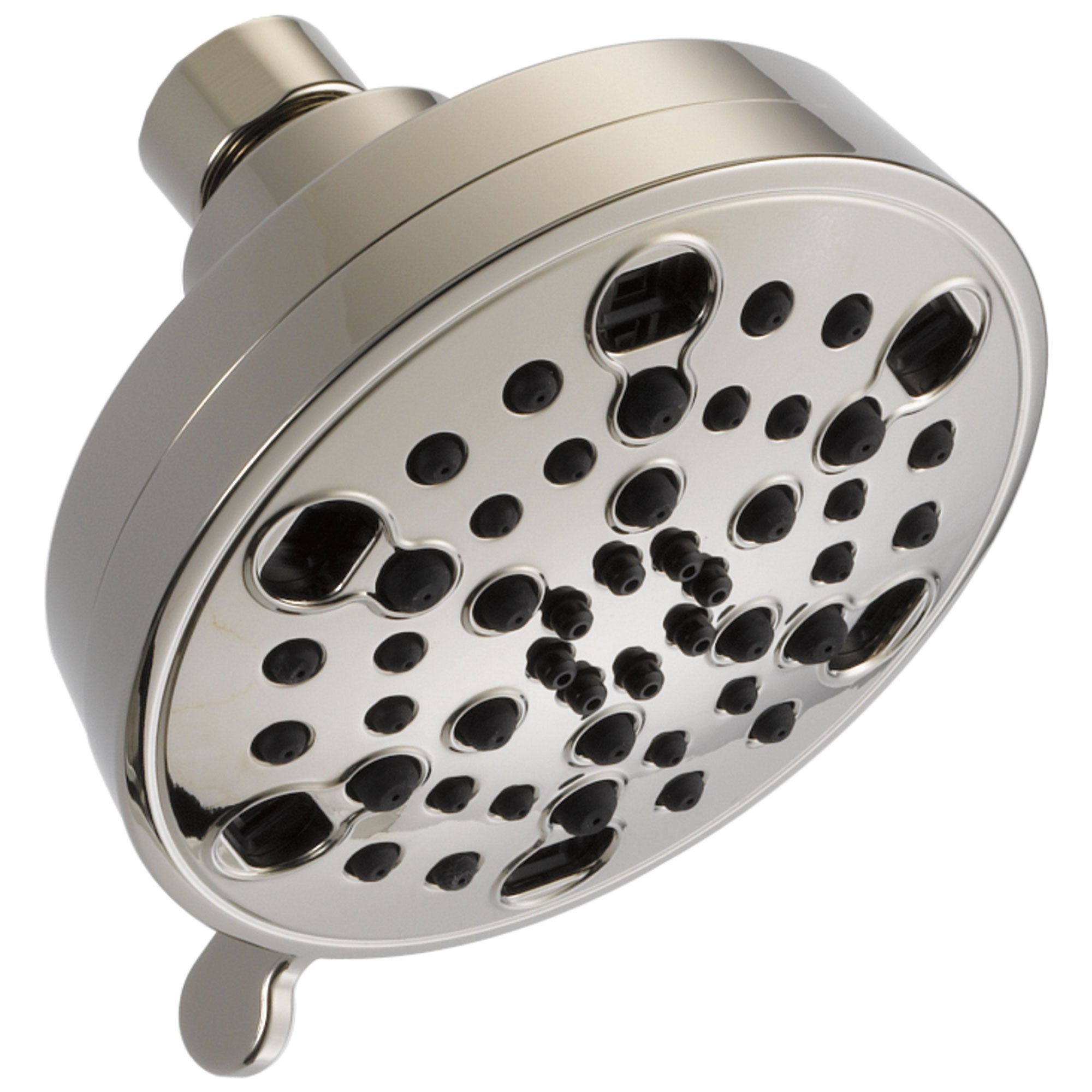 Delta Universal Showering Components Collection Polished Nickel Finish H2Okinetic 5-Setting Contemporary Shower Head 729144