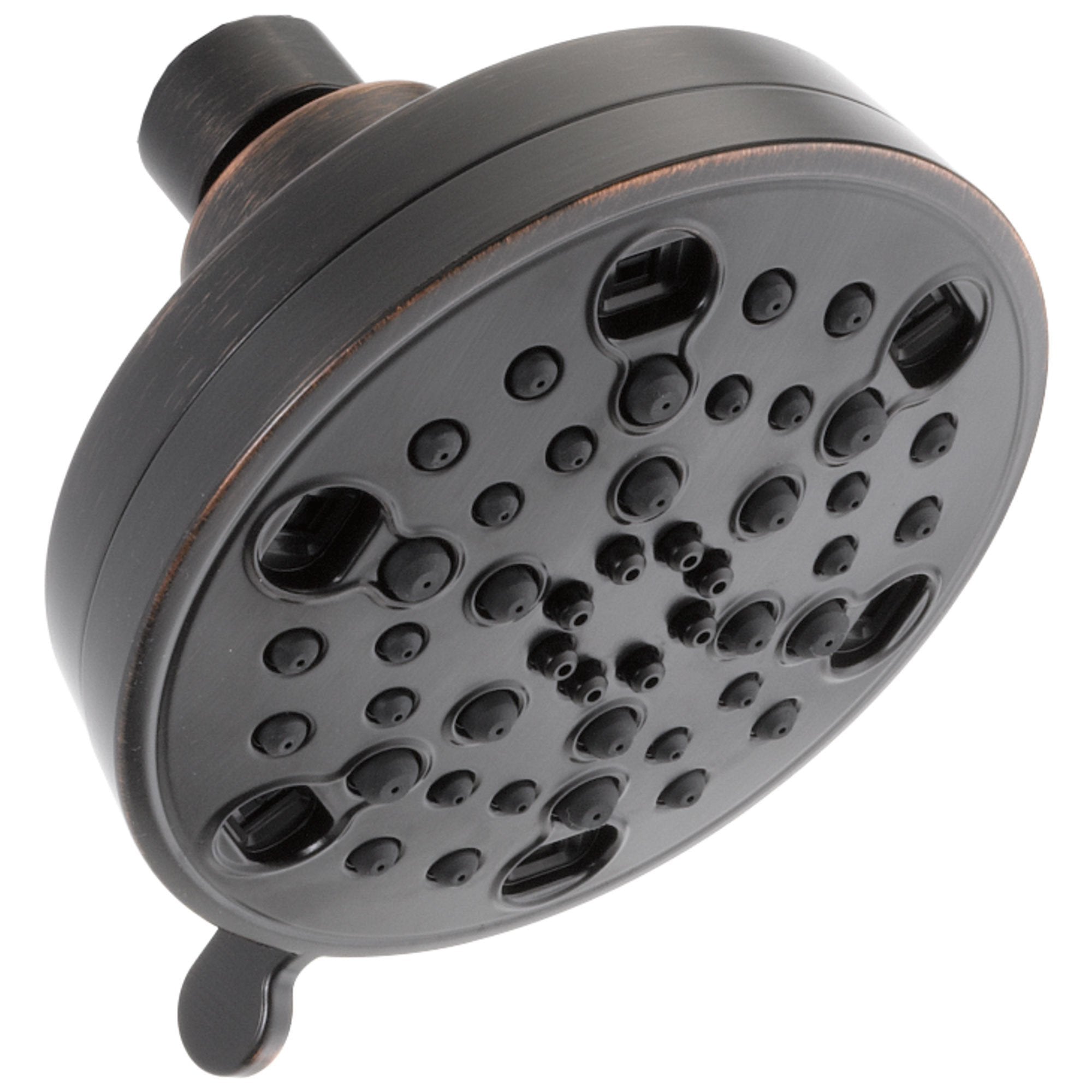 Delta Universal Showering Components Collection Venetian Bronze Finish H2Okinetic 5-Setting Contemporary Shower Head 729146