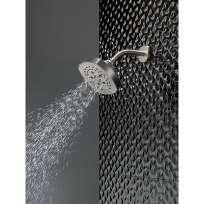 Delta Stainless Steel Finish 5-Setting H2Okinetic Shower Head D52663SS