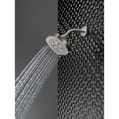 Delta Stainless Steel Finish 5-Setting H2Okinetic Shower Head D52663SS