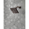 Delta Venetian Bronze Finish H2Okinetic 5-Setting Angular Modern Raincan Shower Head D52664RB