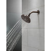 Delta Venetian Bronze Finish H2Okinetic 5-Setting Transitional Raincan Shower Head D52666RB