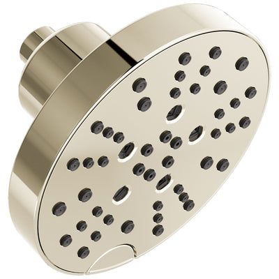 Delta Polished Nickel Finish H2Okinetic 5-Setting Contemporary Raincan Shower Head D52668PN