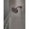 Delta Venetian Bronze Finish H2Okinetic 5-Setting Contemporary Raincan Shower Head D52668RB