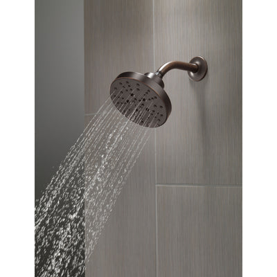 Delta Venetian Bronze Finish H2Okinetic 5-Setting Contemporary Raincan Shower Head D52668RB