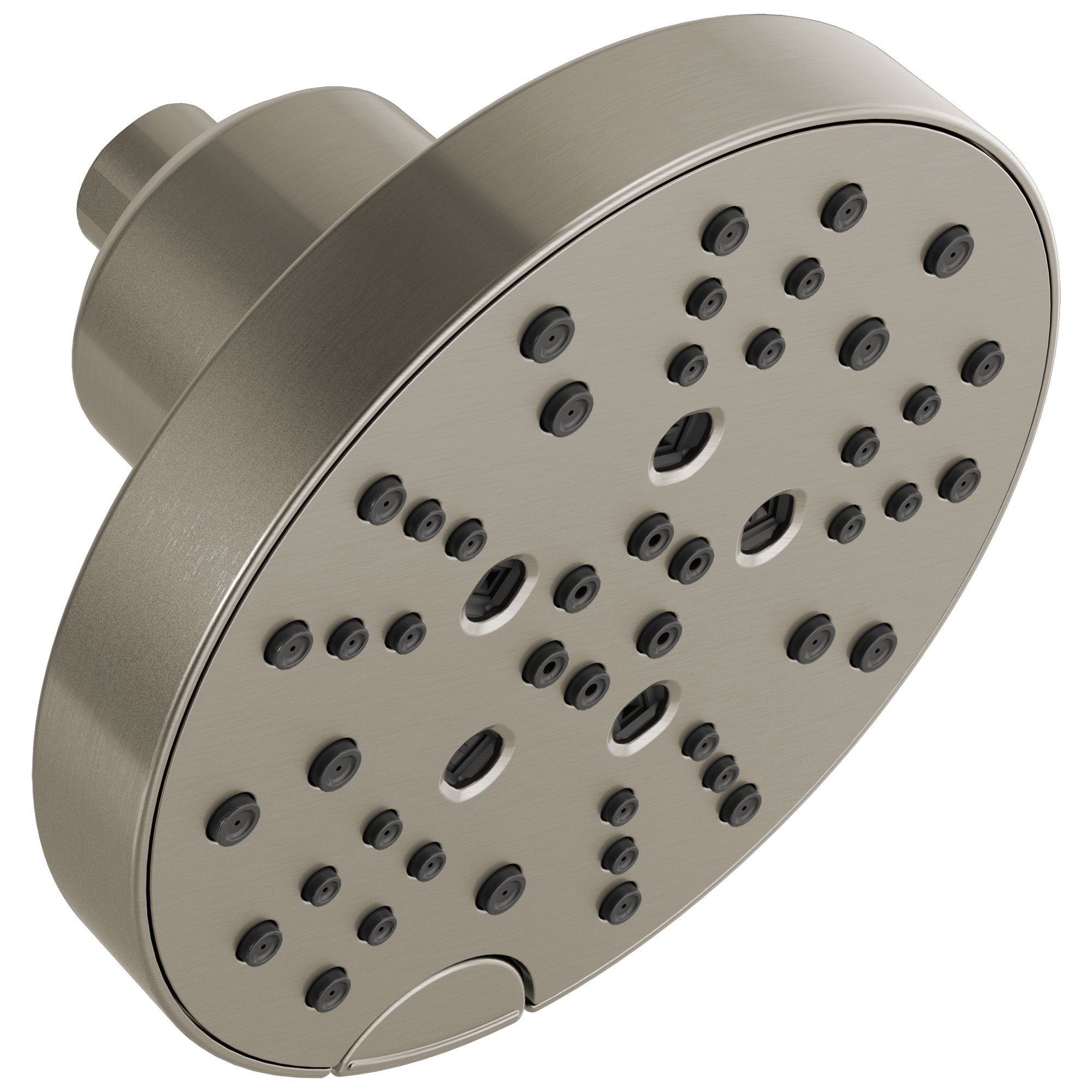 Delta Stainless Steel Finish H2Okinetic 5-Setting Contemporary Raincan Shower Head D52668SS