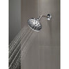 Delta Chrome Finish H2Okinetic 5-Setting Traditional Raincan Shower Head D52669