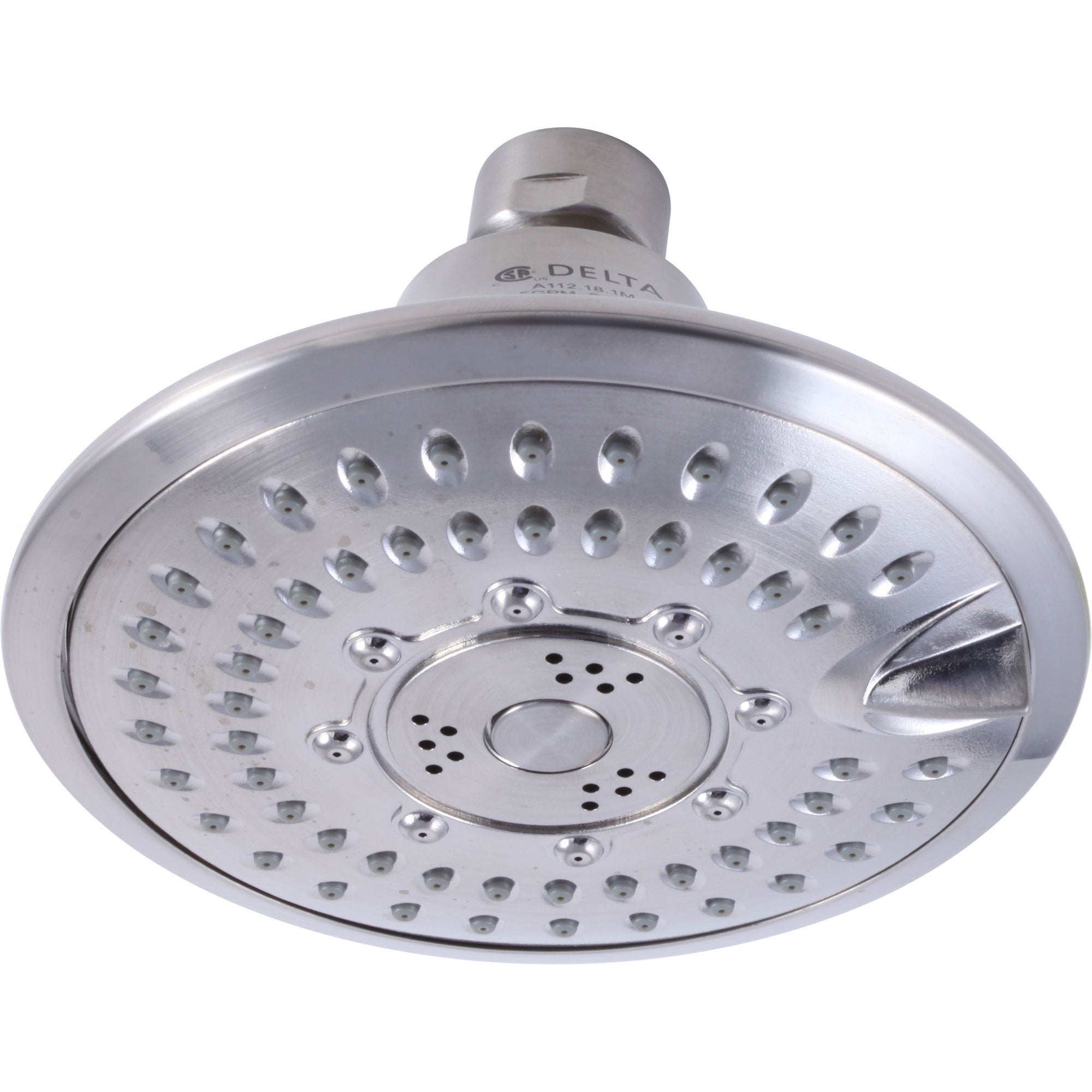 Delta 5-Setting Touch-Clean Shower Head in Stainless Steel Finish 565547