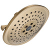 Delta Universal Showering Components Collection Champagne Bronze Finish H2Okinetic 3-Setting Raincan Shower Head D52686CZ