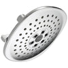 Delta Universal Showering Components Collection Chrome Finish H2Okinetic Watersense Contemporary Style 3-Setting Raincan Shower Head D52686