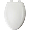 Bemis Slow Close STA-TITE White Easy Clean Elongated Closed Front Toilet Seat