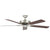 Concord Fans 52" California Home Energy Saver Style Satin Nickel Ceiling Fan