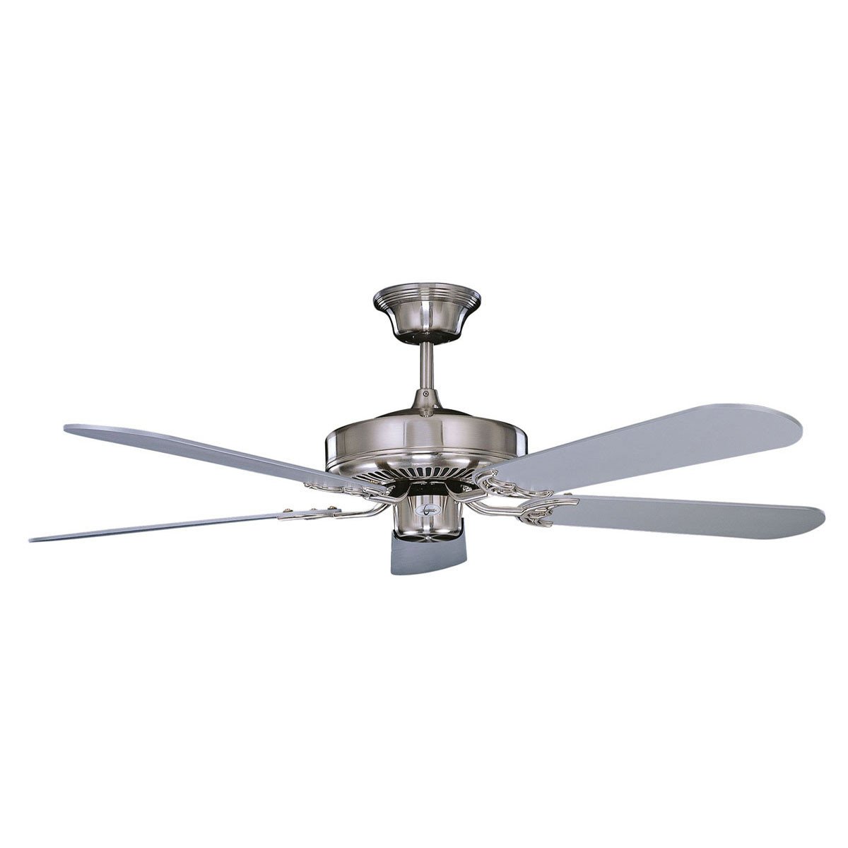 Concord Fans Decorama Energy Saver Modern 52" Stainless Steel Ceiling Fan