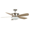 Concord Fans 52" Stainless Steel Ceiling Fan w/ Up & Down Light + Wall Control