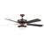 Concord Fans 52" Modern Energy Saver Rubbed Bronze Ceiling Fan with Light