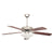 Concord Fans 52" Energy Saver Satin Nickel Ceiling Fan with Light Kit