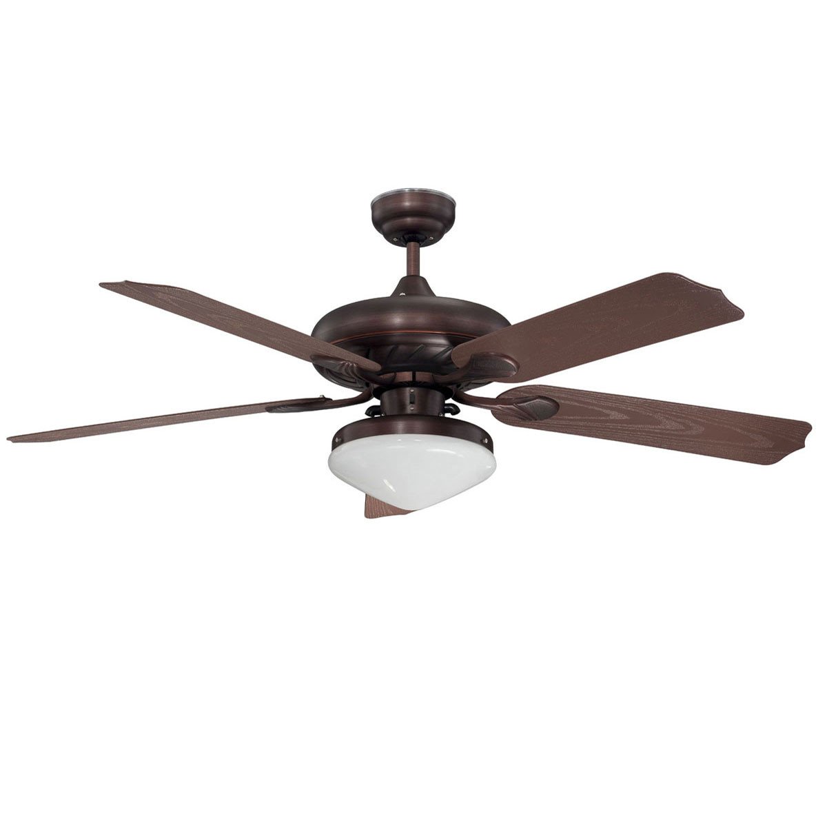 Concord Fans 52" Oil Rubbed Bronze Outdoor Ceiling Fan with Light Kit