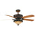 Concord Fans 52" Ponderosa Old World Leather Outdoor Ceiling Fan with Light