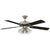 Concord Fans 52" Richmond Stainless Steel Finish Ceiling Fan with 3 Lights
