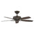 Concord Fans Contemporary 52" Roosevelt Oil Rubbed Bronze Ceiling Fan