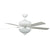 Concord Fans 52" Valore Modern White Quick Connect Ceiling Fan with Light
