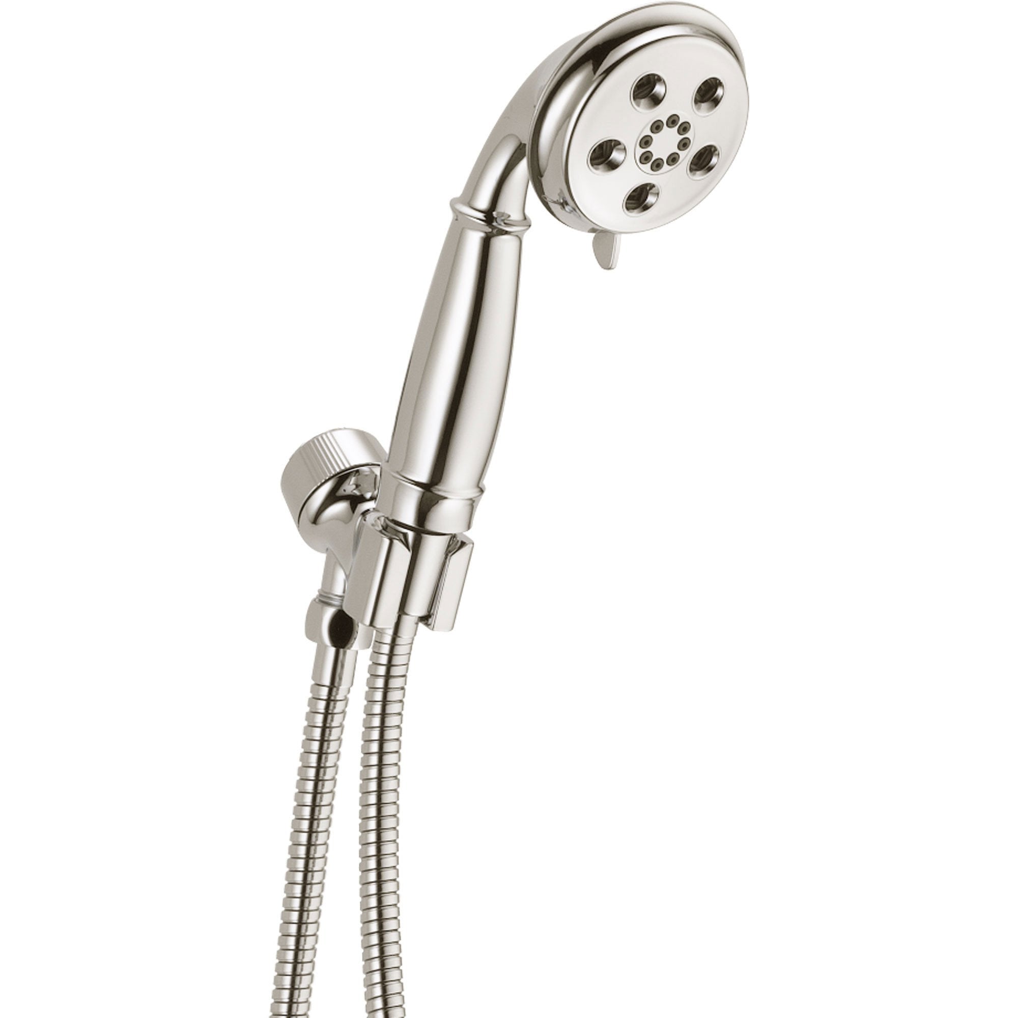 Delta H2Okinetic Contemporary Polished Nickel Handheld Shower Head Faucet 604271